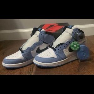 Air Jordan 1 Retro High OG GS WhiteBlack-University Blue